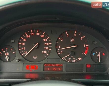Зеленый БМВ 5 Серия, объемом двигателя 2.2 л и пробегом 247 тыс. км за 8800 $, фото 11 на Automoto.ua