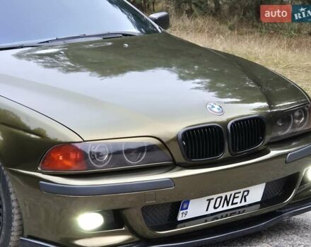 Зеленый БМВ 5 Серия, объемом двигателя 2.5 л и пробегом 370 тыс. км за 6500 $, фото 10 на Automoto.ua