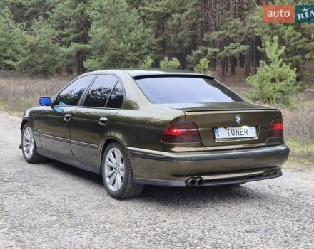 Зеленый БМВ 5 Серия, объемом двигателя 2.5 л и пробегом 370 тыс. км за 6500 $, фото 5 на Automoto.ua