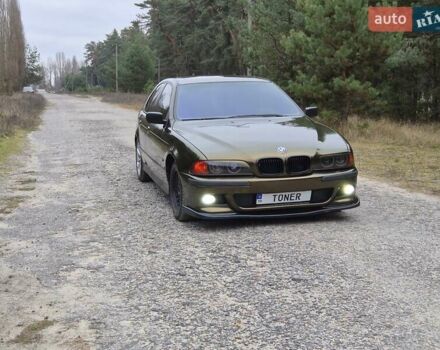 Зеленый БМВ 5 Серия, объемом двигателя 2.5 л и пробегом 370 тыс. км за 6500 $, фото 12 на Automoto.ua