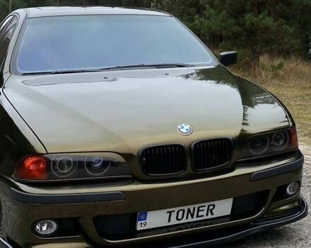 Зеленый БМВ 5 Серия, объемом двигателя 2.5 л и пробегом 370 тыс. км за 6500 $, фото 1 на Automoto.ua
