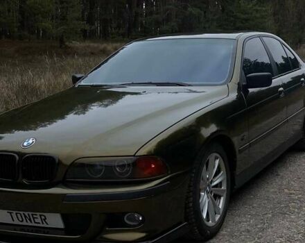 Зеленый БМВ 5 Серия, объемом двигателя 2.5 л и пробегом 370 тыс. км за 6500 $, фото 3 на Automoto.ua