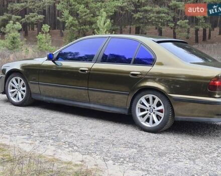 Зеленый БМВ 5 Серия, объемом двигателя 2.5 л и пробегом 370 тыс. км за 6500 $, фото 4 на Automoto.ua