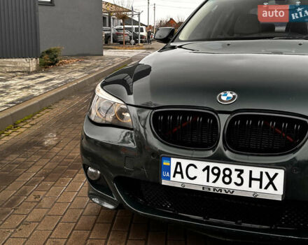 Зеленый БМВ 5 Серия, объемом двигателя 2.5 л и пробегом 313 тыс. км за 5800 $, фото 3 на Automoto.ua