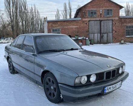 Зеленый БМВ 5 Серия, объемом двигателя 2.4 л и пробегом 420 тыс. км за 1750 $, фото 1 на Automoto.ua