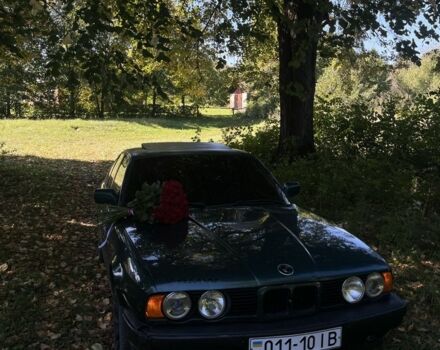 Зеленый БМВ 5 Серия, объемом двигателя 2.5 л и пробегом 300 тыс. км за 1900 $, фото 1 на Automoto.ua