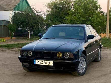 Зеленый БМВ 5 Серия, объемом двигателя 3.4 л и пробегом 240 тыс. км за 2300 $, фото 1 на Automoto.ua