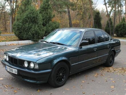 Зеленый БМВ 5 Серия, объемом двигателя 2.5 л и пробегом 200 тыс. км за 3500 $, фото 1 на Automoto.ua