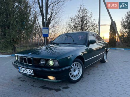 Зеленый БМВ 5 Серия, объемом двигателя 2.5 л и пробегом 500 тыс. км за 2700 $, фото 1 на Automoto.ua