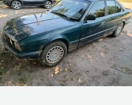 Зеленый БМВ 5 Серия, объемом двигателя 2.5 л и пробегом 100 тыс. км за 1900 $, фото 1 на Automoto.ua