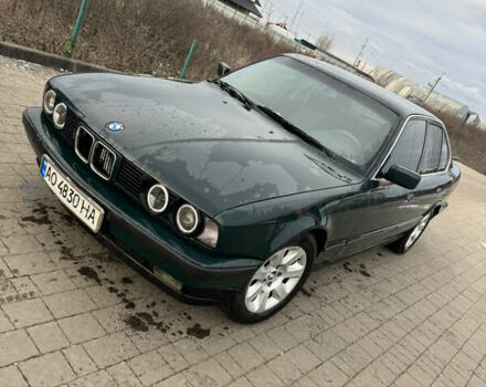 Зеленый БМВ 5 Серия, объемом двигателя 2.5 л и пробегом 280 тыс. км за 3100 $, фото 1 на Automoto.ua