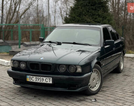 Зеленый БМВ 5 Серия, объемом двигателя 2.5 л и пробегом 467 тыс. км за 3900 $, фото 1 на Automoto.ua