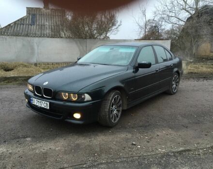 Зеленый БМВ 5 Серия, объемом двигателя 3.5 л и пробегом 288 тыс. км за 2950 $, фото 1 на Automoto.ua