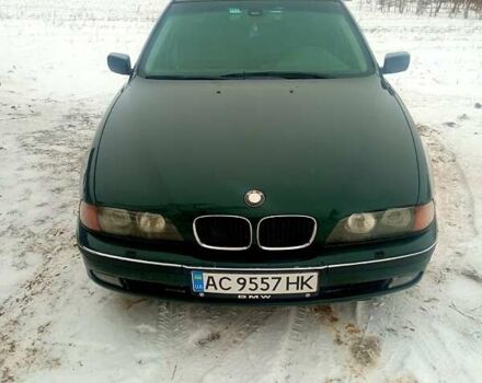 Зеленый БМВ 5 Серия, объемом двигателя 2.5 л и пробегом 370 тыс. км за 5700 $, фото 1 на Automoto.ua