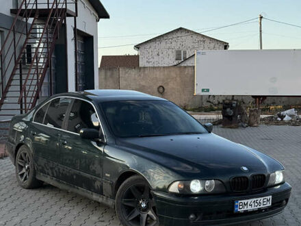 Зеленый БМВ 5 Серия, объемом двигателя 3 л и пробегом 353 тыс. км за 5600 $, фото 1 на Automoto.ua
