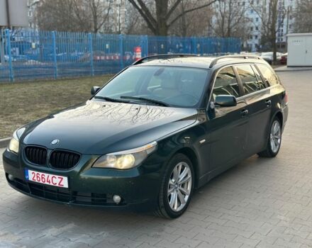 Зеленый БМВ 5 Серия, объемом двигателя 2.5 л и пробегом 350 тыс. км за 3200 $, фото 1 на Automoto.ua