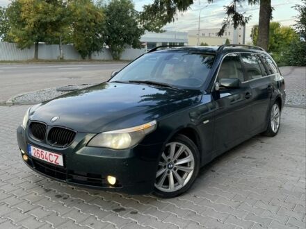 Зеленый БМВ 5 Серия, объемом двигателя 2.5 л и пробегом 350 тыс. км за 3005 $, фото 1 на Automoto.ua