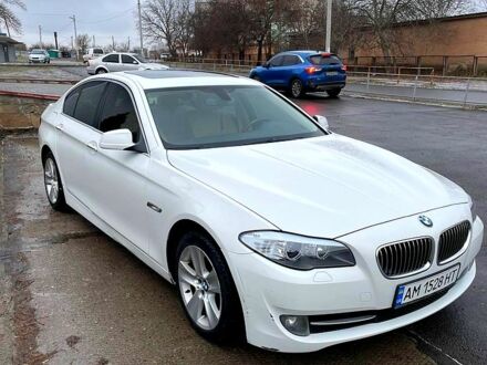 Білий БМВ 5-series, об'ємом двигуна 2 л та пробігом 280 тис. км за 9600 $, фото 1 на Automoto.ua