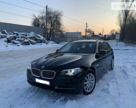 Черный БМВ 520, объемом двигателя 2 л и пробегом 169 тыс. км за 16000 $, фото 1 на Automoto.ua