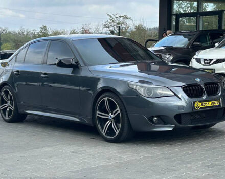 Серый БМВ 520, объемом двигателя 2 л и пробегом 343 тыс. км за 10800 $, фото 1 на Automoto.ua