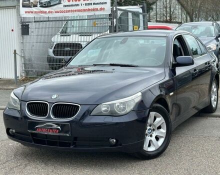 Синий БМВ 520, объемом двигателя 2 л и пробегом 208 тыс. км за 2000 $, фото 1 на Automoto.ua
