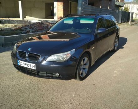 Синий БМВ 520, объемом двигателя 2 л и пробегом 213 тыс. км за 8700 $, фото 1 на Automoto.ua