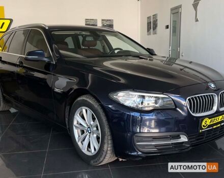Синий БМВ 520, объемом двигателя 2 л и пробегом 380 тыс. км за 15450 $, фото 1 на Automoto.ua
