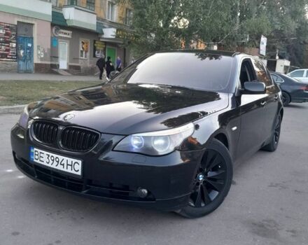 Черный БМВ 525, объемом двигателя 2.5 л и пробегом 220 тыс. км за 7500 $, фото 1 на Automoto.ua