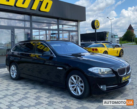 Черный БМВ 525, объемом двигателя 2 л и пробегом 320 тыс. км за 12600 $, фото 1 на Automoto.ua