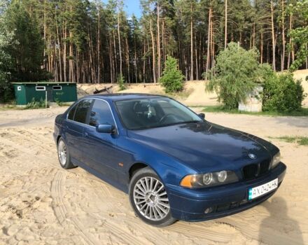 Синий БМВ 525, объемом двигателя 2.5 л и пробегом 170 тыс. км за 4500 $, фото 1 на Automoto.ua