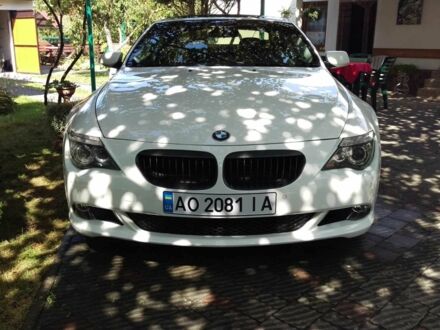 БМВ 6 Серія 2008 у Іршава на Automoto.ua Білий БМВ 6 Серія, об'ємом двигуна 4.8 л та пробігом 190 тис. км за 13500 $, фото 1 на Automoto.ua