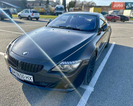 Черный БМВ 6 Серия, объемом двигателя 4.8 л и пробегом 240 тыс. км за 15000 $, фото 14 на Automoto.ua