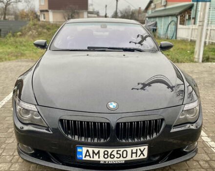 Черный БМВ 6 Серия, объемом двигателя 4.8 л и пробегом 240 тыс. км за 15000 $, фото 26 на Automoto.ua