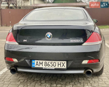 Черный БМВ 6 Серия, объемом двигателя 4.8 л и пробегом 240 тыс. км за 15000 $, фото 28 на Automoto.ua