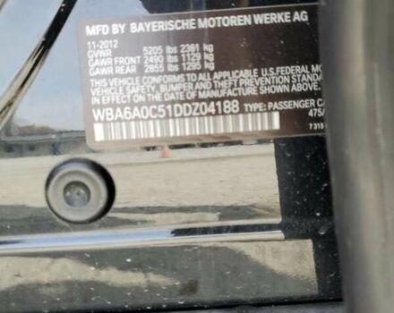 Чорний БМВ 6 Серія, об'ємом двигуна 2.98 л та пробігом 91 тис. км за 4300 $, фото 11 на Automoto.ua