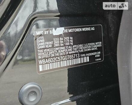 Чорний БМВ 6 Серія, об'ємом двигуна 3 л та пробігом 26 тис. км за 30900 $, фото 43 на Automoto.ua