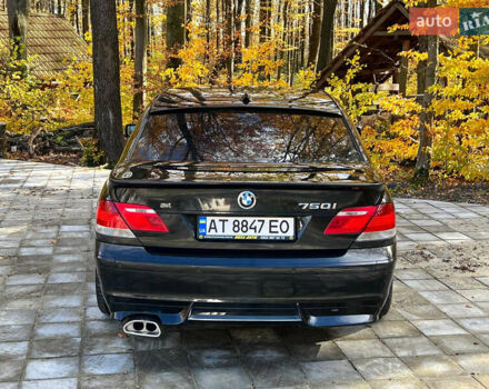 Черный БМВ 7 Серия, объемом двигателя 4.8 л и пробегом 205 тыс. км за 9000 $, фото 9 на Automoto.ua