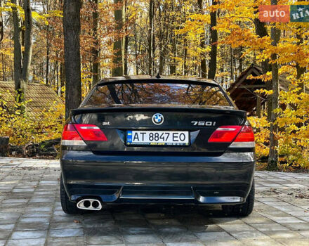 Черный БМВ 7 Серия, объемом двигателя 4.8 л и пробегом 205 тыс. км за 9000 $, фото 10 на Automoto.ua