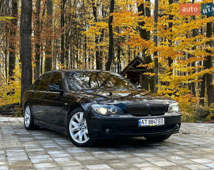 Черный БМВ 7 Серия, объемом двигателя 4.8 л и пробегом 205 тыс. км за 9000 $, фото 1 на Automoto.ua