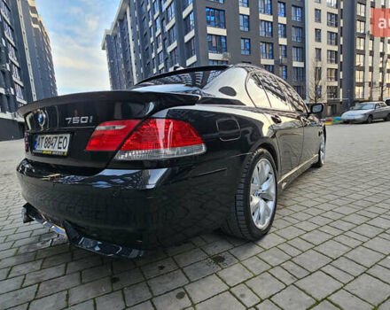 Черный БМВ 7 Серия, объемом двигателя 4.8 л и пробегом 208 тыс. км за 8500 $, фото 6 на Automoto.ua