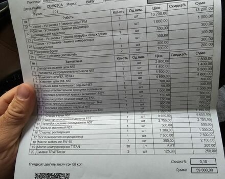 Черный БМВ 7 Серия, объемом двигателя 3 л и пробегом 271 тыс. км за 14800 $, фото 7 на Automoto.ua