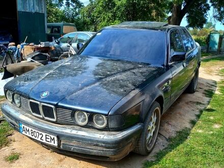 Черный БМВ 7 Серия, объемом двигателя 3.4 л и пробегом 370 тыс. км за 3100 $, фото 1 на Automoto.ua