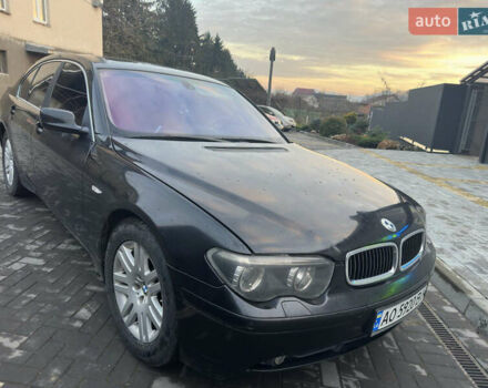 Черный БМВ 7 Серия, объемом двигателя 4.5 л и пробегом 160 тыс. км за 5000 $, фото 1 на Automoto.ua