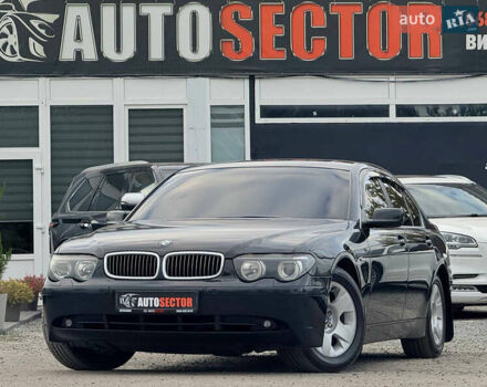 Черный БМВ 7 Серия, объемом двигателя 3.43 л и пробегом 442 тыс. км за 6000 $, фото 1 на Automoto.ua