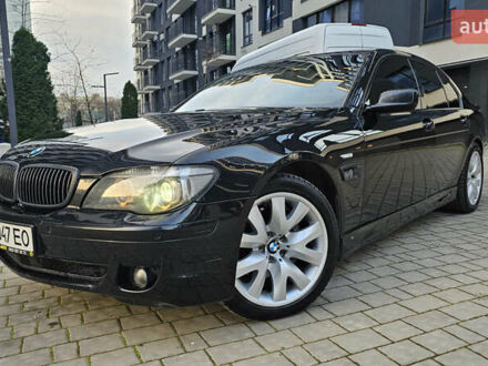 Черный БМВ 7 Серия, объемом двигателя 4.8 л и пробегом 208 тыс. км за 8500 $, фото 1 на Automoto.ua