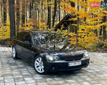 Черный БМВ 7 Серия, объемом двигателя 4.8 л и пробегом 205 тыс. км за 9000 $, фото 1 на Automoto.ua