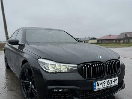 Черный БМВ 7 Серия, объемом двигателя 3 л и пробегом 120 тыс. км за 38000 $, фото 1 на Automoto.ua