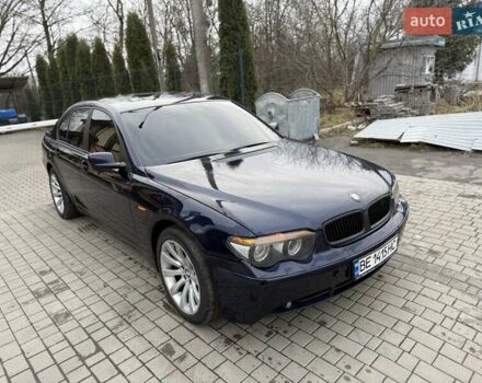 Синий БМВ 7 Серия, объемом двигателя 4.4 л и пробегом 441 тыс. км за 3999 $, фото 4 на Automoto.ua