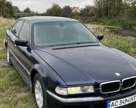 Синий БМВ 7 Серия, объемом двигателя 3 л и пробегом 350 тыс. км за 4300 $, фото 1 на Automoto.ua