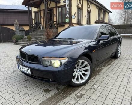 Синий БМВ 7 Серия, объемом двигателя 4.4 л и пробегом 441 тыс. км за 3999 $, фото 1 на Automoto.ua